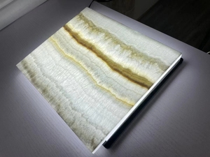 Mật ong <span class=keywords><strong>Onyx</strong></span> slab Trọng lượng nhẹ nhiều lớp tổ ong Bảng điều khiển cho trang trí nội thất cổ trắng dolomite sàn gạch đá cẩm thạch biệt thự - Product Image 3