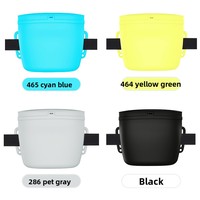 Nouvelle Sacoche de Dressage pour Chien Transfrontalière, Détachable et Réglable, en Gel de Silicone, pour Friandises et Récompenses, Fournitures pour Animaux de Compagnie