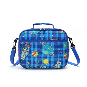 Customized Logo Small Insulated Cooler Box Reusable Kids School Lunch Bag