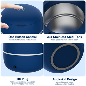 جهاز تنظيف بضوء الأشعة فوق البنفسجية <span class=keywords><strong>4</strong></span> أشعة فوق بنفسجية لتنظيف الأسنان الزائفة جهاز التجنيب وظيفة التسخين بالأشعة فوق البنفسجية منظف بالموجات فوق الصوتية - Product Image 5