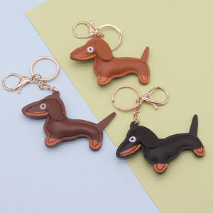 Llavero <span class=keywords><strong>de</strong></span> Cuero Multicolor <span class=keywords><strong>de</strong></span> Alta Calidad, Diseño <span class=keywords><strong>de</strong></span> Dibujos Animados, <span class=keywords><strong>Mini</strong></span> Dachshund, para Mi Hija, <span class=keywords><strong>Venta</strong></span> Caliente 2026 - Product Image 4