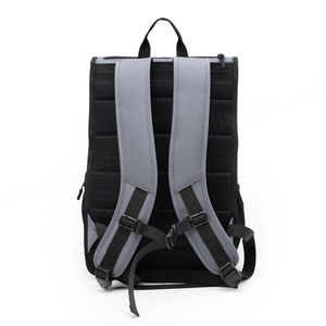 Fabricant OEM personnalisé Logo Designer Business Waterproof Zipper Geometric Antitheft Smart Unisex Sac à dos pour ordinateur portable Chargement USB - Product Image 3