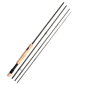 <span class=keywords><strong>Canne</strong></span> à pêche à la <span class=keywords><strong>mouche</strong></span> <span class=keywords><strong>9</strong></span>-11 <span class=keywords><strong>pieds</strong></span> en acier au carbone haute résistance 40 tonnes, avec porte-moulinet en zinc et poignée en liège AAA, action rapide, pour eau douce et eau salée - Product Image 1
