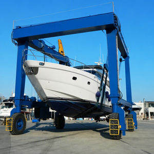 Grue de quai pour yacht à conception personnalisée, vente directe, 50 tonnes, élévateur de bateau compact, palan pour bateau, <span class=keywords><strong>voilier</strong></span> - Product Image 1