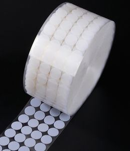 カスタムフックとループドット<span class=keywords><strong>3</strong></span>/4 "20mm自己接着フックとループコインホワイトフックループ粘着バック付き - Product Image 4