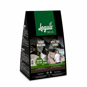 Morceaux de bois de pommier Legua pour la fumée, saveur naturelle de haute qualité sur votre barbecue des terres des champs espagnols modèle 8426720001783 - Product Image 2