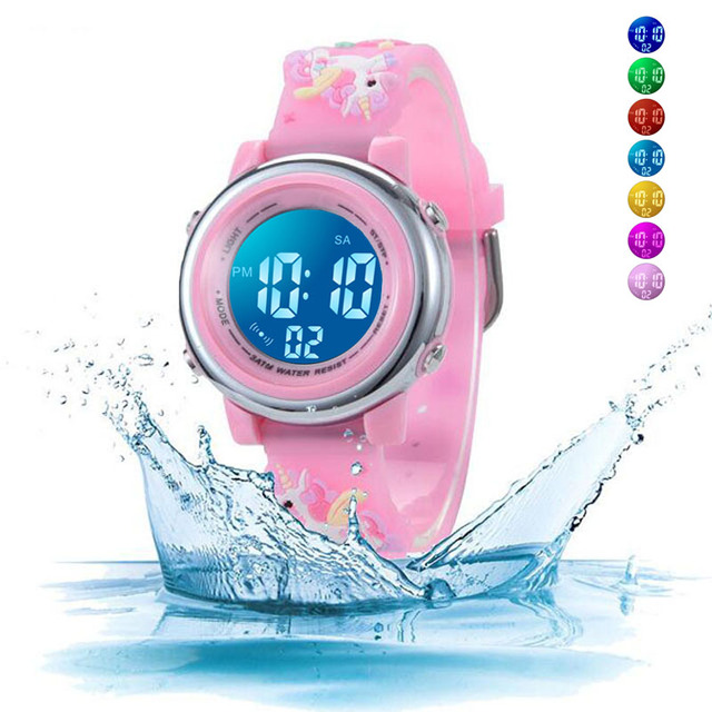 3D Designs Cartoon Waterproof Kids Watch Watch Boys Ans Girls Girl Watch Waterproof