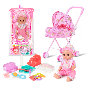 14 pollici 12 suoni acqua potabile pipì Silicone Baby Reborn bambole accessori <span class=keywords><strong>passeggino</strong></span> fingi giochi per bambini ragazze giocattoli - Product Image 1