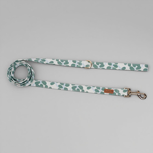 Personalizado impreso moderno elegante lujo perro plomo elegante suave algodón mascota accesorio al por mayor OEM ODM personalizado encantador característica - Product Image 1