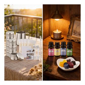 Envases Vacíos para Velas con Tapas, Cajas de Lujo para Rellenar con Cera de Soja Aromática, Programa de Muestreo de Marcas, Exhibición para Minoristas - Product Image 3