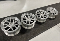 Jantes forgées 2 pièces 5x130 5x112 19 20 21 pouces style Y-Split modulaire 40 trous pour Porsche 911 718 BMW M2 M4 Golf R