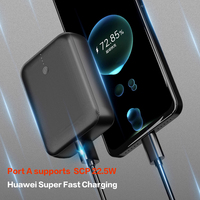 Chargeur portable, plus petite banque d'alimentation 20W 10000mAh, entrée/sortie USB C charge rapide Mini chargeur de batterie pour téléphone tablette