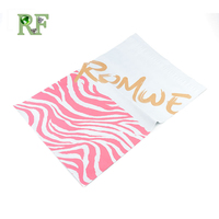 Sacs d'expédition personnalisables en poly recyclé imperméable et biodégradable pour courriers TNT et FedEx avec pochette pour bordereau de livraison et poche transparente