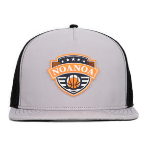 Casquettes imperméables à visière plate avec patch en caoutchouc personnalisé TCAP Chine - Product Image 6