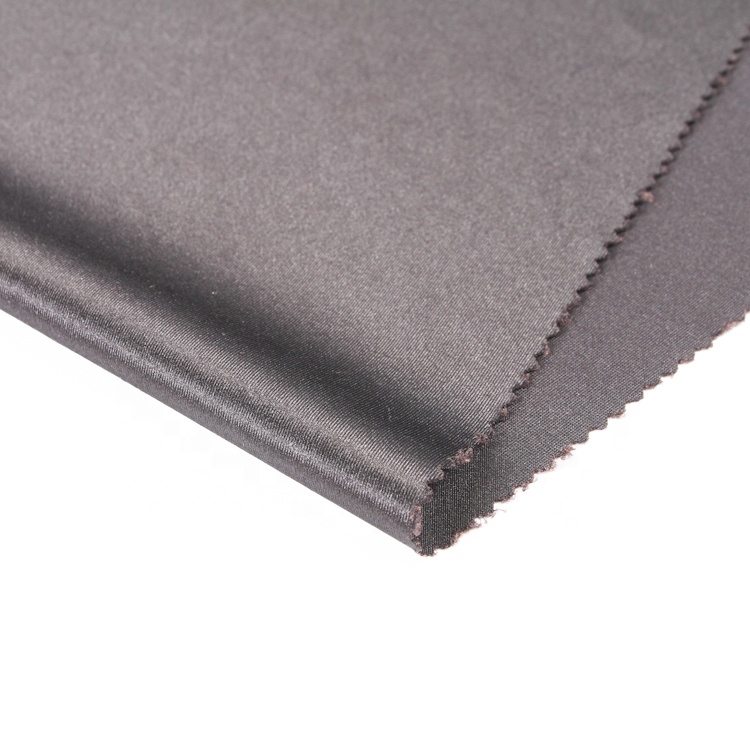 Самый популярный на заказ рекламный серый 95% полиэстер 5% спандекс окрашенный Джерси Американская мягкая эластичная атласная ткань