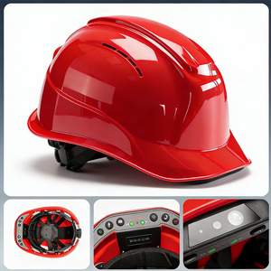 <span class=keywords><strong>Casque</strong></span> de sécurité industriel connecté en ABS, <span class=keywords><strong>casque</strong></span> de sauvetage intelligent avec design à fentes et diffusion vidéo en direct - Product Image 5