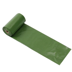 Venta al por mayor logotipo personalizado compostable 100% biodegradable extra grueso perro caca bolsa de basura de plástico rollos caca de perro - Product Image 5