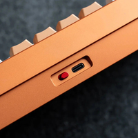 Teclado Mecánico para Juegos Weikav NUT75 de Aleación de Aluminio, Inalámbrico de 8Khz, 10000mAh, Estructura de Liberación Rápida GASKET para Win/Mac