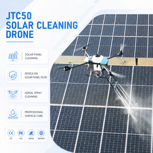 Drone de nettoyage de panneaux photovoltaïques, UAV de lavage de modules solaires, système de maintenance des équipements photovoltaïques pour les fermes solaires - Product Image 1