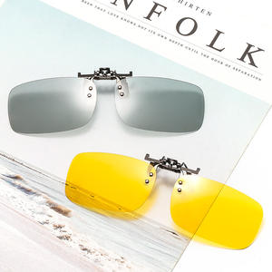 แว่นกันแดดแบบหนีบโลหะ Unisex ป้องกันรังสียูวี 400 เลนส์เรซิ่น มองเห็นได้ในเวลากลางคืน เหมาะสำหรับขับรถ เปลี่ยนสีได้ ใช้ได้ทั้งกลางวันและกลางคืน - Product Image 6