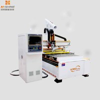 Máquina Router CNC ATC 1325 M8 con Control Syntec, Motor de Husillo de 9KW y Soporte de Rodamientos para Corte de Tableros de Muebles en Tamaños Personalizados