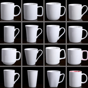 OEM/ODM di alta qualità 8/10/11/12/14/16OZ tazza da caffè in ceramica classica semplice bianco bianco <span class=keywords><strong>con</strong></span> Logo personalizzato <span class=keywords><strong>tazze</strong></span> in ceramica promozionali - Product Image 3