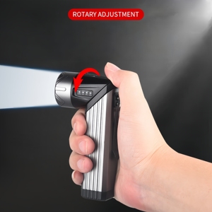 Ngoài trời xoay dẫn đèn pin từ làm việc ánh sáng có thể tháo rời Clip Type-C có thể sạc lại 5 chế độ ánh sáng nhôm Torch cho cắm trại - Product Image 4