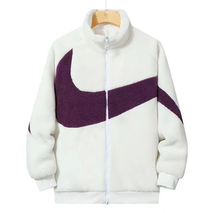 <span class=keywords><strong>Sweat</strong></span>-shirt zippé personnalisé pour hommes, rembourrage en <span class=keywords><strong>polaire</strong></span> pour l'extérieur, veste en velours côtelé pour hommes, vestes en <span class=keywords><strong>polaire</strong></span> <span class=keywords><strong>Sherpa</strong></span> - Product Image 3