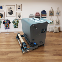 Machine compacte verticale de séchage et de secouage de poudre DTF 3200W avec contrôle de température PID pour l'impression sur nylon, cuir, maillots de bain, PVC, EVA