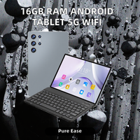 Nouvelle Tablette PC Android Haute Performance 16 Go de RAM 512 Go avec Processeur MTK, Double Caméra, Écran Tactile, Interface USB 5G WiFi pour l'Éducation