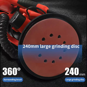 <span class=keywords><strong>Ponceuse</strong></span> murale électrique puissante de 1580 W à 6 vitesses variables, <span class=keywords><strong>ponceuse</strong></span> électrique pour cloisons sèches, <span class=keywords><strong>ponceuse</strong></span> à polir les murs avec aspiration pour <span class=keywords><strong>plafond</strong></span> - Product Image 5