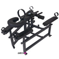 GREENEE Paar-Kniesessel Liebesstuhl Möbel Masturbationsmaschine BDSM Bondage Handschellen Metall Eisen Sexspielzeug für Frauen Männer