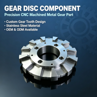 Disque d'engrenage en acier inoxydable usiné sur mesure par CNC, conception de dents de précision pour usinage, brochage, passivation et traitement de surface