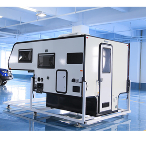 Caravana deslizable Manley para baño, caravana deslizable para viajes, tienda de campaña para techo de camioneta, caravana para cama de camioneta de 6 a 8 pies, 4x4 con cocina - Product Image 3