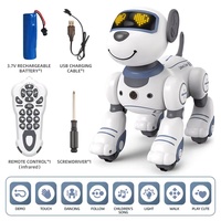 Robot Perro Inteligente Programable con Comando de Voz Eléctrico 2026, Sensor Táctil, Música, Robótica Cuadrúpeda Moderna y Realista