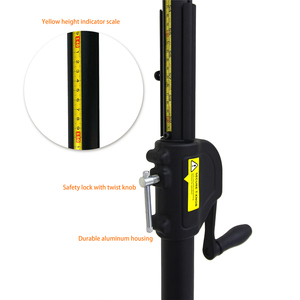 WP-162B Height adjustable Crank aluminum <b>Speaker</b> <b>Stand</b> with Single Telescoping Leg - Product Image 5