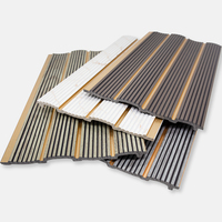 Panneau mural 3D en PS, design écologique, installation facile, alternative au bois, revêtement mural intérieur pour la décoration
