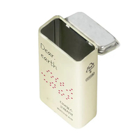 Usine impression personnalisée étui en étain fer blanc boîte en étain bonbons articulé Mini petite menthe recyclable boîte de conserve pour chewing-gum