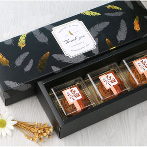 Stampa personalizzata torta di caramelle scatola di biscotti Set sacchetto di imballaggio scatole di cartelle Logo per uso alimentare scatola di carta all'ingrosso basso MOQ dolce - Product Image 6