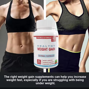 OEM aumento di peso integratori a base di erbe femminili ingrasso capsula guadagno di peso pillole di appetito muscoli Booster - Product Image 4