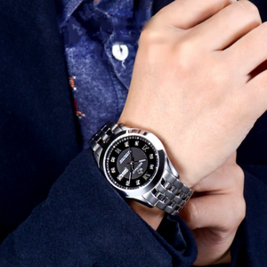 <span class=keywords><strong>Montre</strong></span> pour <span class=keywords><strong>homme</strong></span>, rétro, double calendrier, couronne automatique, mécanique, acrylique, étanche à 30 m, <span class=keywords><strong>montre</strong></span>-bracelet pratique pour les affaires, soldes - Product Image 1