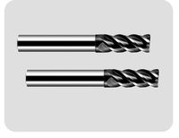 BAHRAMI Fraise à rayon d'angle en carbure de tungstène 62 degrés, résistante à l'usure, pour routeur CNC, pour matériaux durcis
