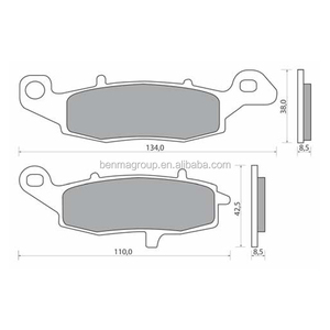 BENMA FA229 FA231 pastiglie freno anteriore destro e sinistro sinterizzato per DL650 <span class=keywords><strong>V</strong></span>-<span class=keywords><strong>Strom</strong></span> 650 2004-2019 <span class=keywords><strong>DL</strong></span> 650 Vstrom <span class=keywords><strong>V</strong></span> <span class=keywords><strong>Strom</strong></span> XT 650 - Product Image 5