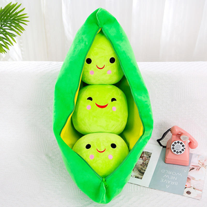 ตุ๊กตารูปฝักถั่วสำหรับเด็กหมอนตุ๊กตารูปฝักถั่วยัดไส้ - Product Image 2