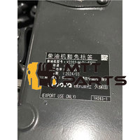 Moteur diesel Kubota 4 cylindres V2203 pour assemblage de moteur Bobcat V2203