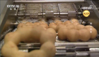 Yufeng CE a approuvé la chaîne de production industrielle de beignet de Mochi avec le convoyeur de friture