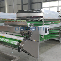 Machine à fabriquer des tortillas de farine mexicaines industrielles, 2000 pièces par heure, entièrement automatique avec four