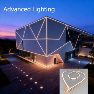 Tira de LED de Neón para Exteriores, Anti-UV, Impermeable IP68, 24V, Flexible Lateralmente, para Edificios, Interiores, Vestíbulos de Hoteles, Villas - Product Image 3