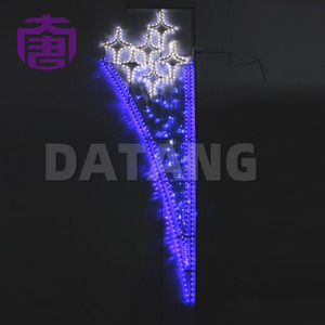 Iluminación Navideña para Festivales al Aire Libre, Decoración de Copos de Nieve, Luz LED para Poste, Luces Decorativas LED para Montar en Poste - Product Image 5