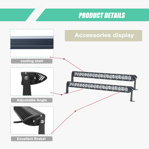 Thanh Đèn <span class=keywords><strong>Led</strong></span> <span class=keywords><strong>8</strong></span> 14 21 51 Inch Thanh Đèn <span class=keywords><strong>Led</strong></span> 100W Thanh Đèn Đơn 9-60V Cho Xe Máy Suv Tàu Thuyền - Product Image 4